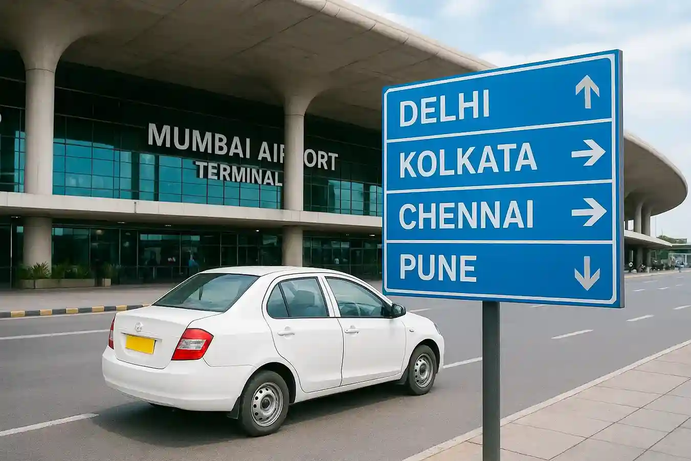 Cab Routes and Prices from Mumbai Airport Airport cab booking from Mumbai Airport with route and cab price options